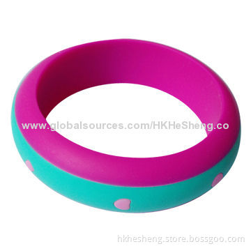 2014 Characteristic Food-grade Silicone Bracelets, Non-toxic and BPA-free